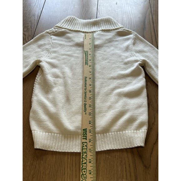 IZOD Boy's 2 Piece Cable Knit Sweater with Multi Color Button Up Shirt Sz: 6/7 - Picture 8 of 16